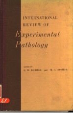 INTERNATIONAL REVIEW OF EXPERI<em>M</em>ENTAL PATHOLO<em>G</em>Y  VOLU<em>M</em>E 1