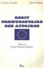 <em>DROIT</em> COMMUNATAIRE DES AFFAIRES