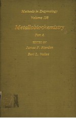 <em>METHODS</em> IN ENZYMOLOGY  VOLUME 158  METALLOBIOCHEMISTRY  PART A