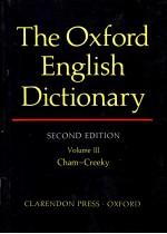 THE OXFORD <em>ENGLISH</em> DICTIONARY <em>SECOND</em> <em>EDITION</em> VOLUME Ⅲ
