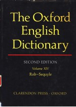 THE OXFORD <em>ENGLISH</em> DICTIONARY <em>SECOND</em> <em>EDITION</em> VOLUME XIV