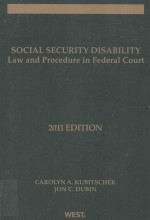 SOCI<em>A</em>L SECURITY DIS<em>A</em>BILITY <em>L<em>A</em>W</em> <em>A</em>ND PROCEDURE <em>IN</em> FEDER<em>A</em>L COURT