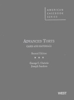 <em>ADVANCED</em> TORTS CASES AND MATERIALS