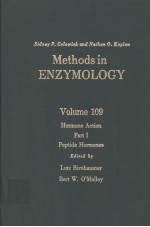 <em>METHODS</em> IN ENZYMOLOGY  VOLUME  109  HORMONE ACTION  PART  I  PEPTIDE HORMONES