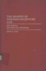 <em>THE</em> SHAPING <em>OF</em> NINTEENTH-CENTURY <em>LAW</em>