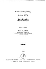 <em>METHODS</em> IN ENXYMOLOGY  VOLUME XLIII  ANTIBIOTICS
