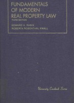 <em>FUNDAMENTALS</em> <em>OF</em> MODERN REAL PROPERTY LAW