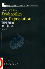 <em>P</em>ROBABILITY VIA EX<em>P</em>ECTATION  THIRD EDITION