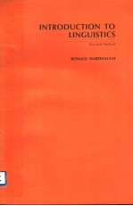 <em>INTRODUCTION</em> TO LINGUISTICS <em>SECOND</em> <em>EDITION</em>