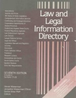 LAW AND LEGAL INFORMATION DIRECTORY <em>VOLUME</em> <em>2</em>