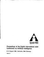 <em>PROCEEDINGS</em> <em>OF</em> THE EIGHTH <em>INTERNATI<em>ON</em>AL</em> JOINT <em>C<em>ON</em>FERENCE</em> <em>ON</em> ARTIFICIAL INTELLIGENCE  <em>VOLUME</em> <em>1</em>