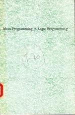 META-PROGRAMMING IN <em>LOGIC</em> PROGRAMMING