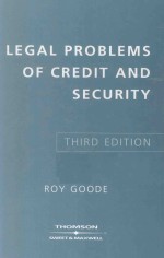 LEGAL <em>PROBLEMS</em> <em>OF</em> CREDIT AND SECURITY