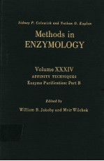 M<em>E</em>T<<em>e</em>m>H</<em>e</em>m>ODS IN <em>E</em>NZYMOLOGY  VOLUM<em>E</em> XXXIV  AFFINITY T<em>E</em>C<<em>e</em>m>H</<em>e</em>m>NIQU<em>E</em>S <em>E</em>NZYM<em>E</em> PU<<em>e</em>m>R</<em>e</em>m>IFICATION:PA<<em>e</em>m>R</<em>e</em>m>T B