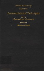 <em>METHODS</em> IN ENZYMOLOGY  VOLUME 162  IMMUNOCHEMICAL TECHNIQUES  PART L  CHEMOTAXIS AND INFLAMMATION
