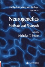 NEUROGENETICS <em>ME</em>THODS AND PROTOCOLS
