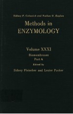 METHODS <em>IN</em> ENZYMOLOGY  <em>VOLUME</em> XXXI  BIOMEMBR<em>A</em>NES P<em>A</em>RT <em>A</em>