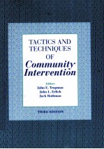 TACTICS AND TECHNIQUES OF COMMUNITY <em>IN</em>TERVENTION