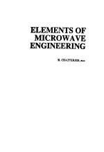 ELEMENTS OF MICROWAVE <em>ENGINEERING</em>