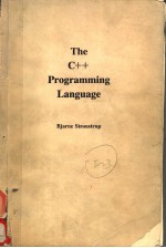 <em>THE</em> C++PROGRAMMING <em>LANGUAGE</em>
