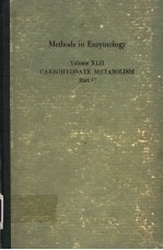 <em>METHODS</em> IN ENZYMOLOGY  VOLUME XLII  CARBOHYDRATE METABOLISM  PART C