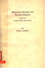 <em>M</em>OLECULA<e<em>m</em>>R</e<em>m</em>> BIOLOGY AND HU<em>M</em>AN DISEASE