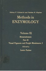 <em>METHODS</em> IN ENZYMOLOGY VOLUME 81 BIOMEMBRANES PART H VISUAL PIGMENTS AND PURPLE MEMBRANES