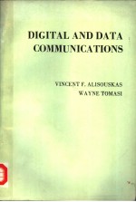 <em>DIGITAL</em> AND <em>DATA</em> COMMUNICATIONS
