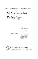 INTERNATIONAL REVIEW OF EXPERI<em>M</em>ENTAL PATHOLO<em>G</em>Y  VOLU<em>M</em>E 4