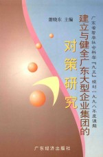 建立<em>与</em>健全广东<em>大型</em>企业集团<em>的</em>对策研究