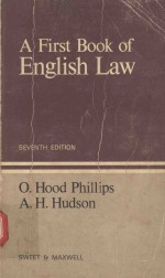 <em>A</em> FIRST BOOK OF ENGLISH <em>L<em>A</em>W</em>