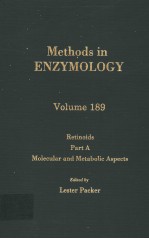 <em>METHODS</em> IN ENZYMOLOGY  VOLUME 189  RETINOIDS  PART A  MOLECULAR AND METABOLIC ASPECTS