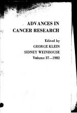 <em>ADVANCES</em> <em>IN</em> CANCER RESEARCH