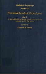 <em>METHODS</em> IN ENZYMOLOGY VOLUME 150 IMMUNOCHEMICAL TECHNIQUES PART K