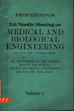 PROCEEDINGS 5TH NORDIC MEETING ON MEDICAL AND BIOLOGICAL ENGINEERING VOL <em>1</em> OF 2