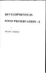 <em>DEVELOPMENTS</em> IN FOOD PRESERVATION—2