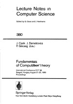 <em>FUNDAMENTALS</em> <em>OF</em> COMPUTATION THEORY