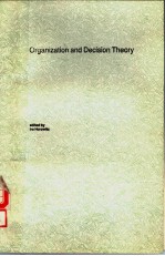 O<em>RG</em>ANIZATION AND DECISION THEO<em>RY</em>