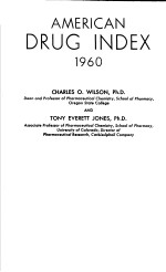 <em>A</em>MERIC<em>A</em>N DRUG INDEX 1960