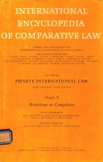 <em>IN</em>TERNATIONAL ENCYCLOPEDIA <em>OF</em> COMPARATIVE LAW <em>VOLUME</em> Ⅲ