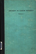 <em>METHODS</em> IN CANCER RESEARCH VOLUME Ⅰ