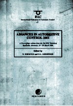 <em>ADVANCES</em> <em>IN</em> AUTOMOTIVE CONTROL 2011