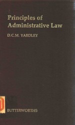 PRIN<em>C</em>IPLES OF ADMINISTRATIVE LAW