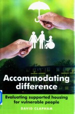 Accmmodating Differnce Evaluating Supported Housing For Vulnera<em>bl</em>e People