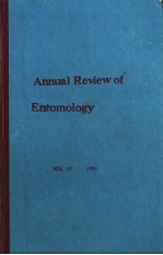 ANNUAL REVIEW <em>OF</em> ENTOMOLOGY  <em>VOLUME</em> 38