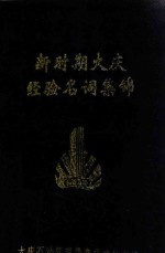 新时期<em>大庆</em>经验名词集锦