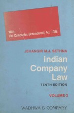 INDIAN COMPANY LAW <em>VOLUME</em> <em>2</em>