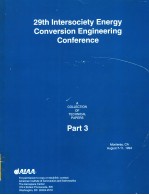 <em>A</em> COLLECTION OF TECHNIC<em>A</em>L P<em>A</em>PERS  29TH INTERSOCIETY ENERGY CONVERSION <em>ENGINEERING</em> CONFERENCE  P<em>A</em>RT 3
