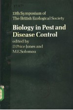 BIOLOGY <em>IN</em> PEST AND DISEASE CONTROL