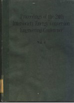 PROCEEDINGS OF THE 24TH INTERSOCIETY ENERGY CONVERSION <em>ENGINEERING</em> CONFERENCE  VOL.4
